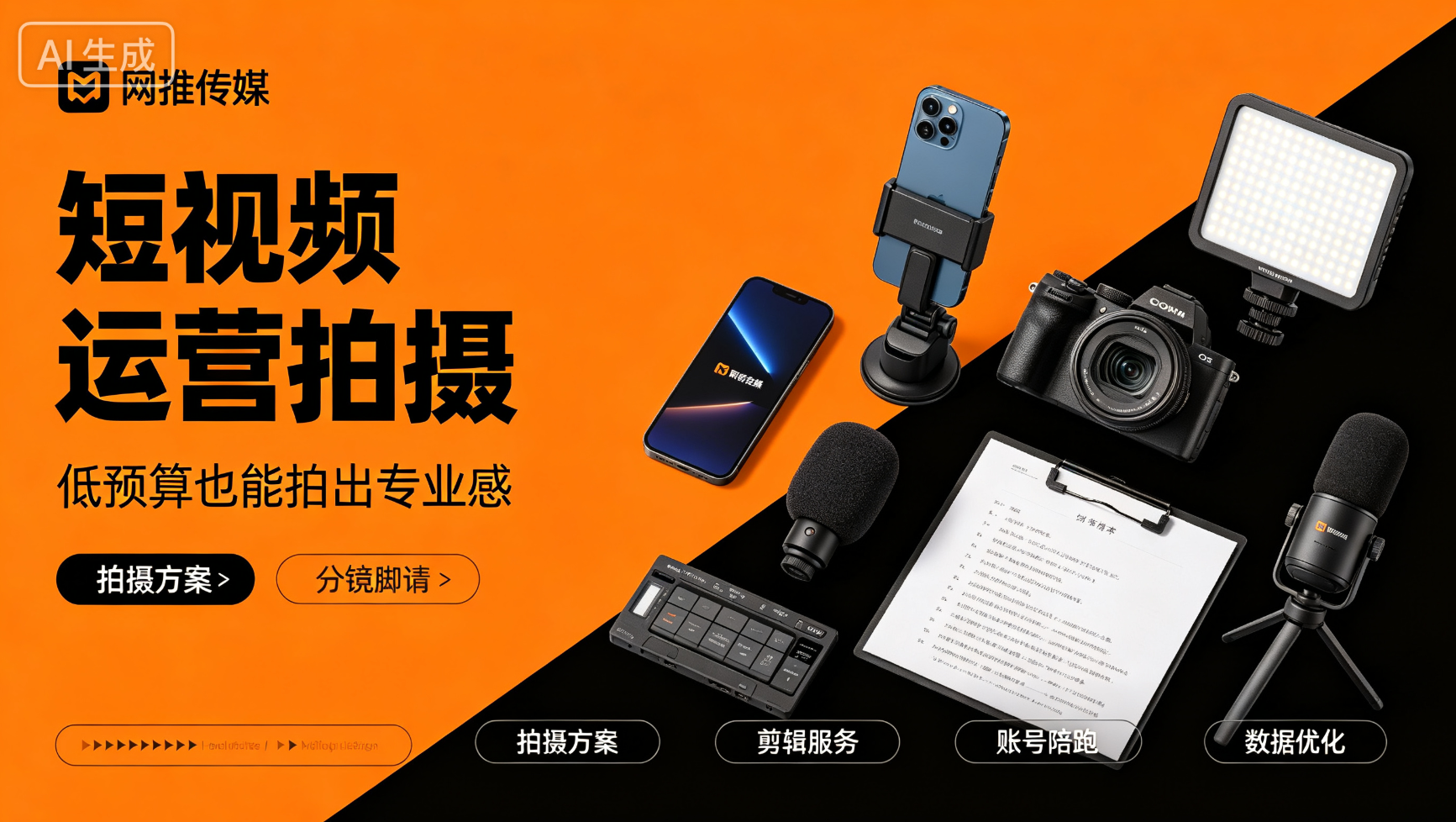 短视频运营宣传画面
